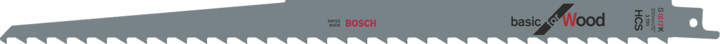 New Genuine Bosch 2608650679 S 1617 K Basic for Wood Reciprocating Saw Blade