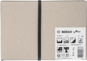 New Genuine Bosch 2608650698 S 1531 L Top for Wood Reciprocating Saw Blade