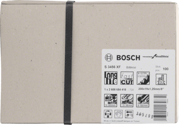 New Genuine Bosch 2608654418 S 3456 XF Progressor for Wood and Metal