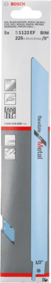 New Genuine Bosch 2608656020 S 1122 EF Flexible for Metal Reciprocating Saw