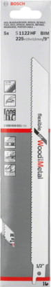 New Genuine Bosch 2608656021 S 1122 HF Flexible for Wood and Metal