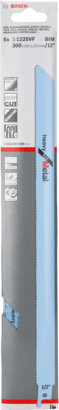 New Genuine Bosch 2608657409 S 1225 VF Heavy for Metal Reciprocating Saw Blade