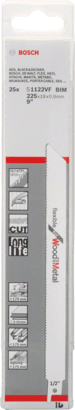 New Genuine Bosch 2608657559 S 1122 VF Flexible for Wood and Metal