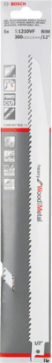 New Genuine Bosch 2608657612 S 1210 VF Heavy for Wood and Metal Reciprocating