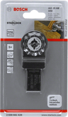 New Genuine Bosch 2608661628 AIZ 20 AB Blade for Multi-Tools