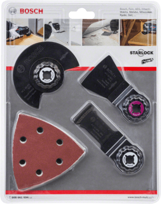 New Genuine Bosch 2608661694 Universal Set for Multi-Tools, 13-Piece