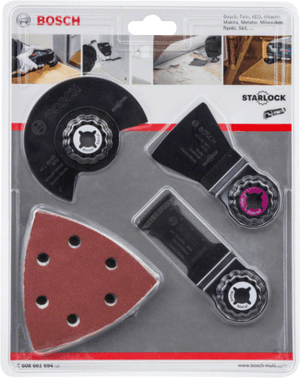 New Genuine Bosch 2608661694 Universal Set for Multi-Tools, 13-Piece