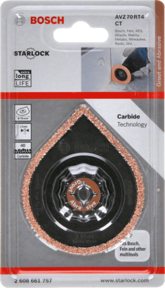 New Genuine Bosch 2608661757 AVZ 70 RT4 Remover 3 max for Multi-Tools For