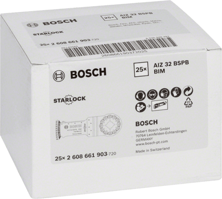 New Genuine Bosch 2608661903 AIZ 32 BSPB Blade for Multi-Tools For oscillating