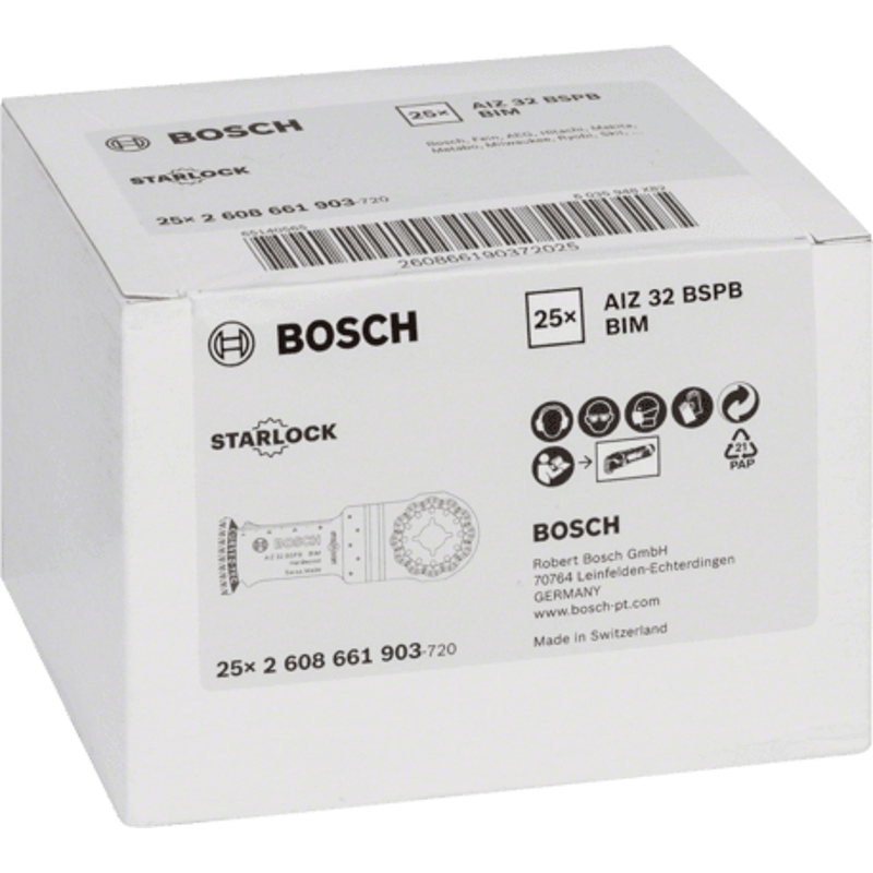 New Genuine Bosch 2608661903 AIZ 32 BSPB Blade for Multi-Tools For oscillating