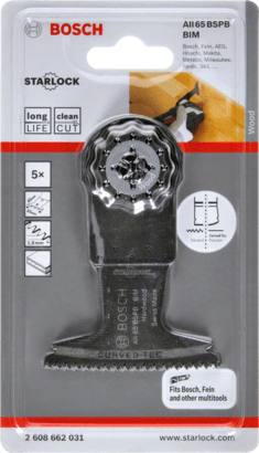 New Genuine Bosch 2608662031 AII 65 BSPB Blade for Multi-Tools For oscillating