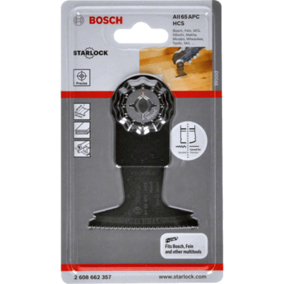 New Genuine Bosch 2608662357 AII 65 APC Blade for Multi-Tools For oscillating