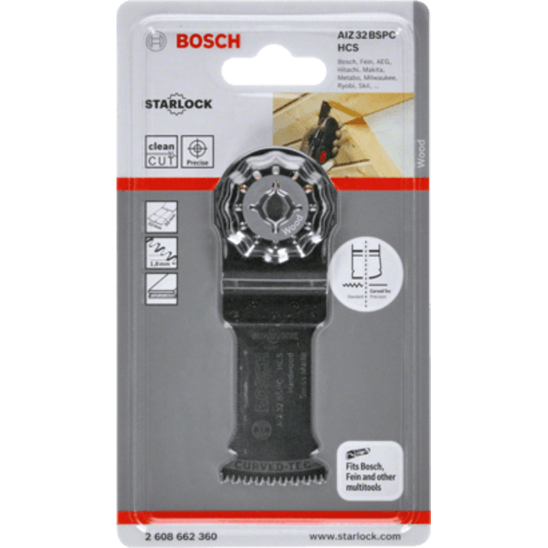 New Genuine Bosch 2608662360 AIZ 32 BSPC Blade for Multi-Tools For oscillating