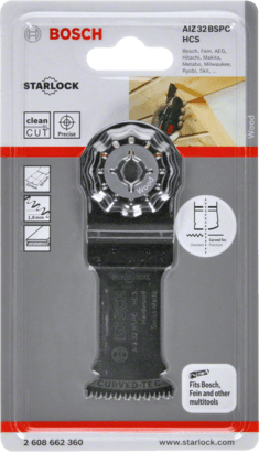 New Genuine Bosch 2608662360 AIZ 32 BSPC Blade for Multi-Tools For oscillating