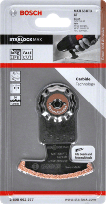 New Genuine Bosch 2608662577 MATI 68 RT3 Blade for Multi-Tools For oscillating