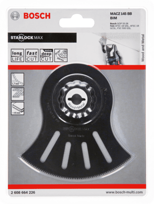 New Genuine Bosch 2608664226 MACZ 145 BB Segment Saw Blade For oscillating