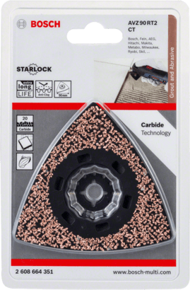 New Genuine Bosch 2608664351 AVZ 90 RT2 Carbide RIFF Sanding Plate For