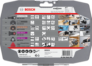 New Genuine Bosch 2608664624 Renovation Set for Multi-Tools, 8-Piece For