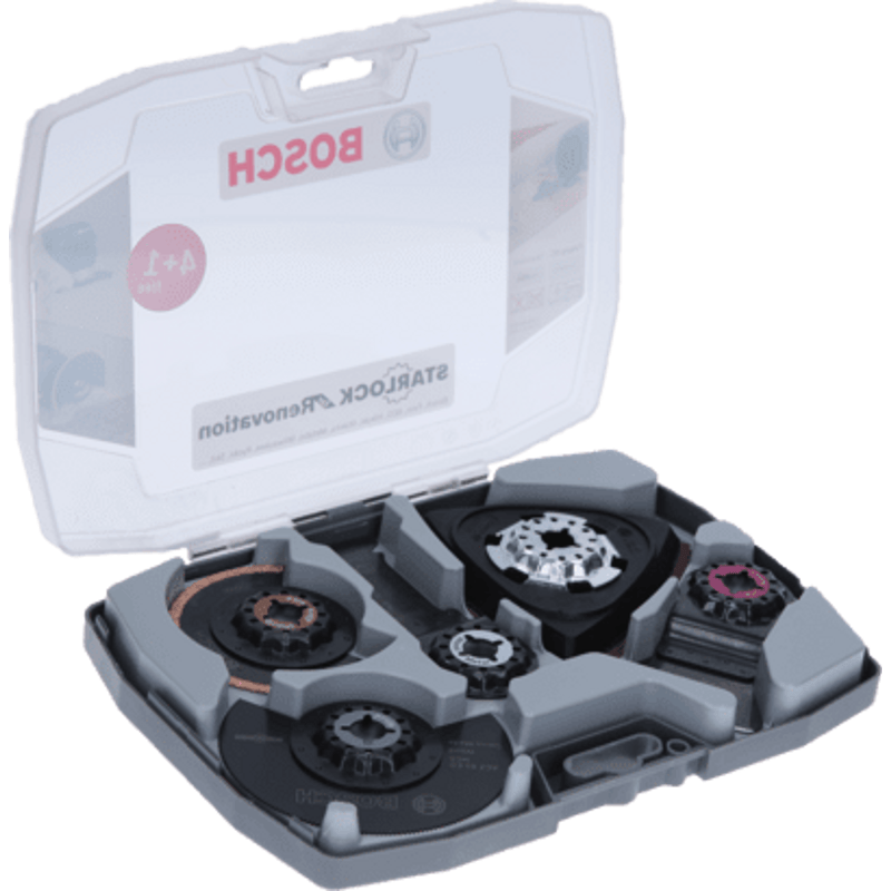 Bosch 2608664624 Renovation Set for Multi-Tools, 8-Piece For