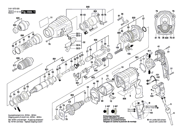 New Genuine Bosch 2608670713 Thrust Ring
