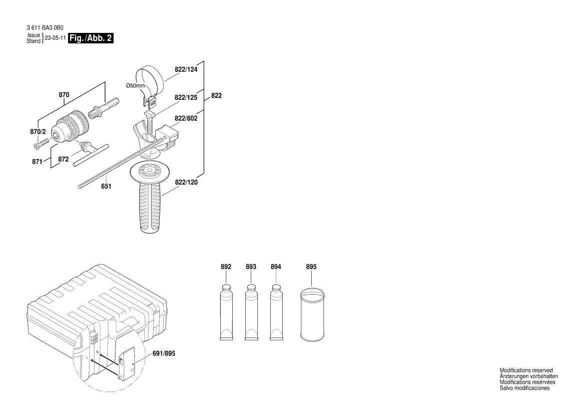 New Genuine Bosch 2608670714 Guide Bushing