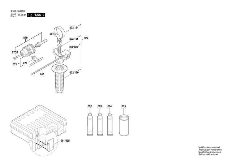 New Genuine Bosch 2608670714 Guide Bushing
