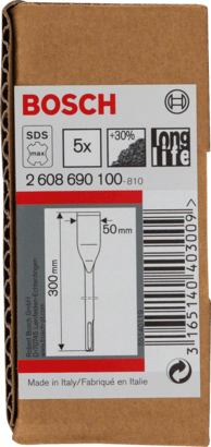 New Genuine Bosch 2608690100 SDS max Tile Chisel For rotary hammer drills, For