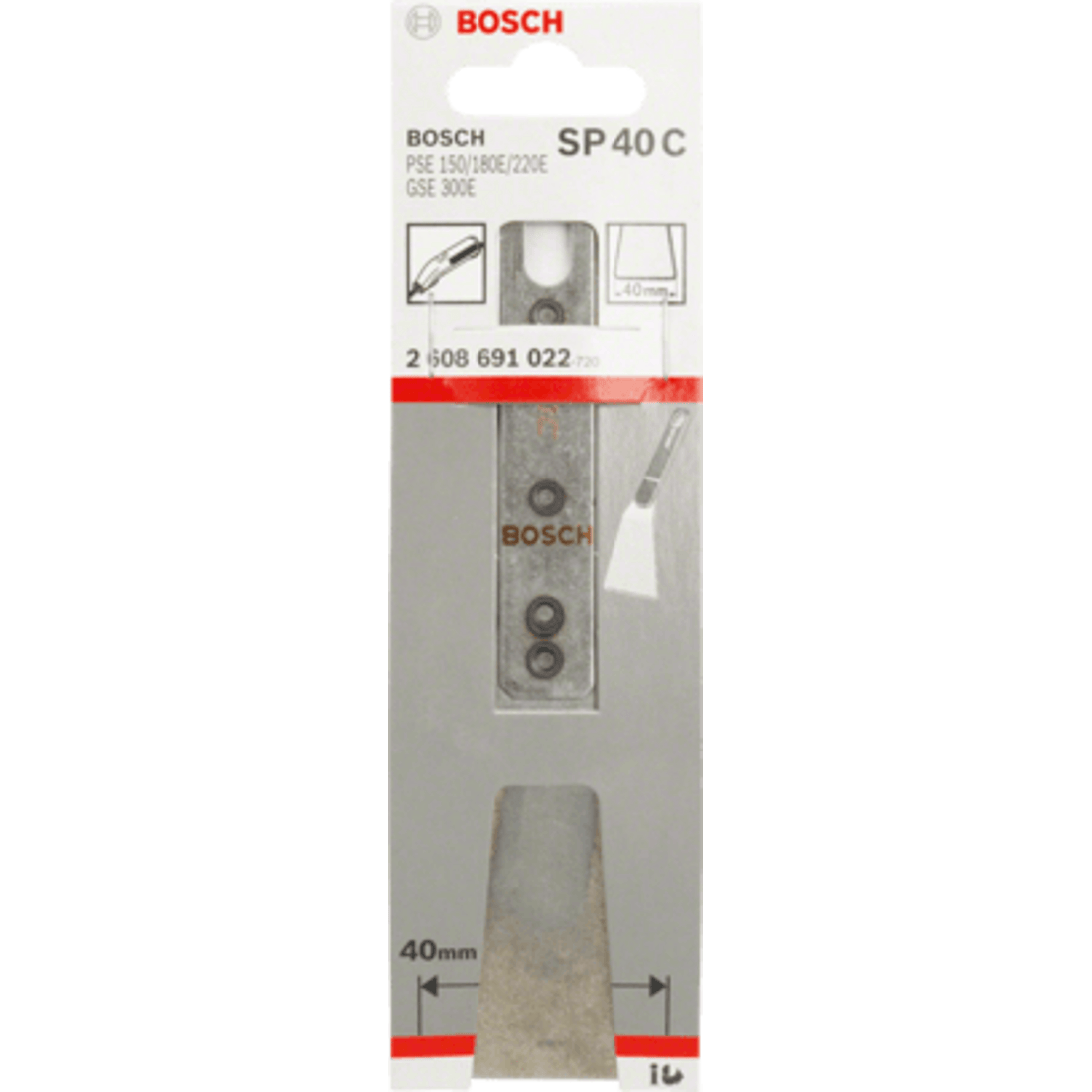 New Genuine Bosch 2608691022 Spring Steel Scraper Blade For electroscrapers