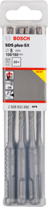 New Genuine Bosch 2608833890 SDS plus-5X Drill Bit For rotary hammer drills