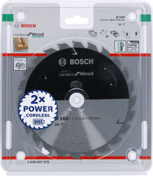 New Genuine Bosch 2608837676 Standard for Wood Circular Saw Blade For Cordless