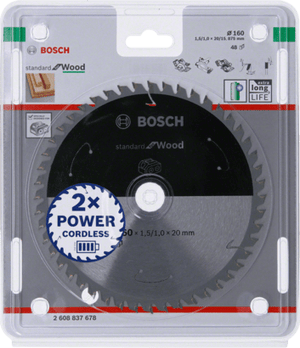 New Genuine Bosch 2608837678 Standard for Wood Circular Saw Blade For Cordless