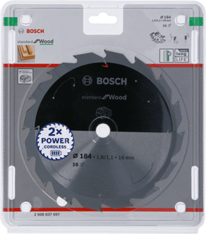 New Genuine Bosch 2608837697 Standard for Wood Circular Saw Blade For Cordless