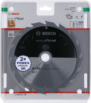 New Genuine Bosch 2608837706 Standard for Wood Circular Saw Blade For Cordless