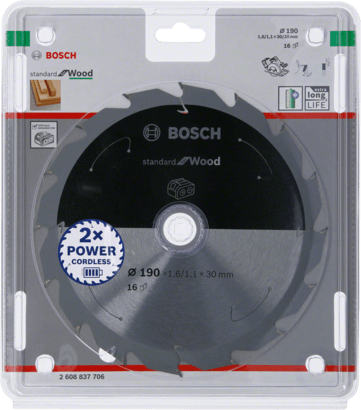New Genuine Bosch 2608837706 Standard for Wood Circular Saw Blade For Cordless