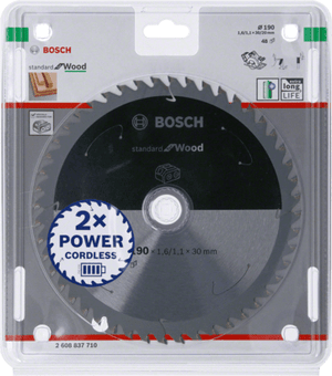 New Genuine Bosch 2608837710 Standard for Wood Circular Saw Blade For Cordless