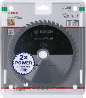 New Genuine Bosch 2608837710 Standard for Wood Circular Saw Blade For Cordless