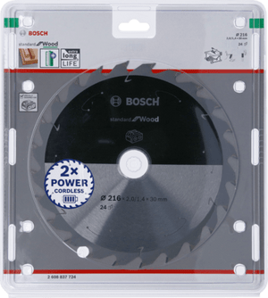 New Genuine Bosch 2608837724 Standard for Wood Circular Saw Blade For Cordless