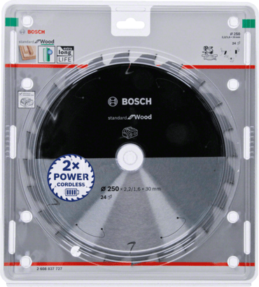 New Genuine Bosch 2608837727 Standard for Wood Circular Saw Blade For Cordless