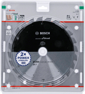 New Genuine Bosch 2608837727 Standard for Wood Circular Saw Blade For Cordless