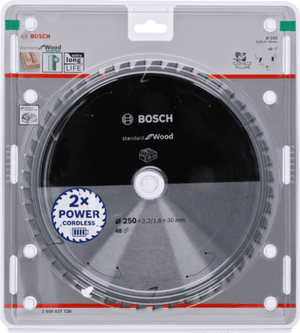 New Genuine Bosch 2608837728 Standard for Wood Circular Saw Blade For Cordless