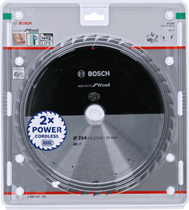 New Genuine Bosch 2608837734 Standard for Wood Circular Saw Blade For Cordless