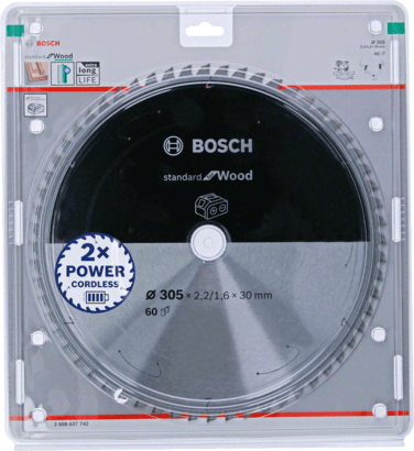 New Genuine Bosch 2608837742 Standard for Wood Circular Saw Blade For Cordless