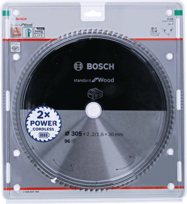 New Genuine Bosch 2608837744 Standard for Wood Circular Saw Blade For Cordless
