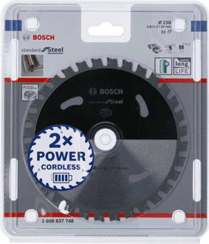 New Genuine Bosch 2608837748 Standard for Steel Circular Saw Blade For Cordless