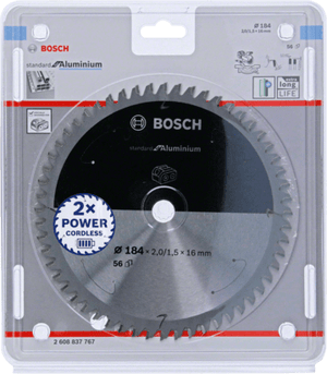 New Genuine Bosch 2608837767 Standard for Aluminium Circular Saw Blade For