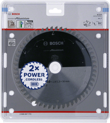 New Genuine Bosch 2608837773 Standard for Aluminium Circular Saw Blade For