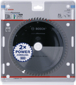 New Genuine Bosch 2608837776 Standard for Aluminium Circular Saw Blade For