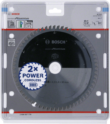 New Genuine Bosch 2608837776 Standard for Aluminium Circular Saw Blade For