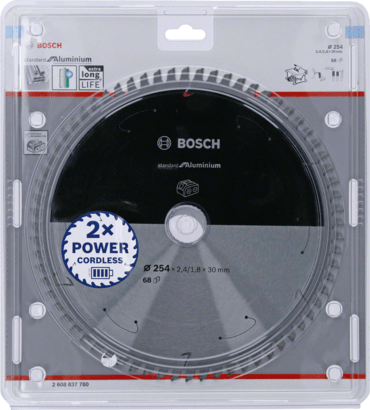 New Genuine Bosch 2608837780 Standard for Aluminium Circular Saw Blade For