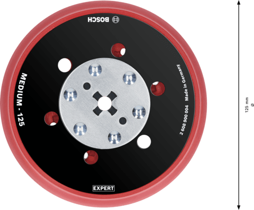 New Genuine Bosch 2608900004 EXPERT Multihole Backing Pad Universal 125 mm For